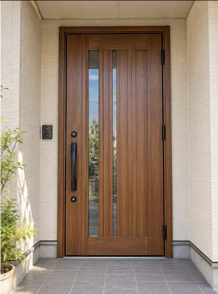 調整して使い続けることにした玄関ドア